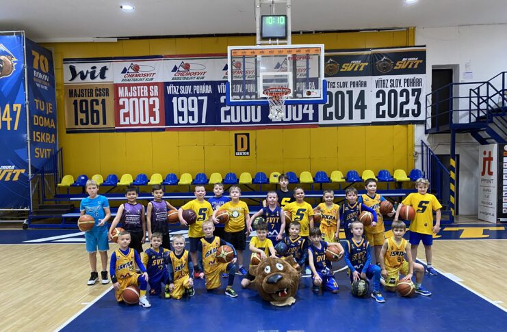 ÚSPEŠNÝ PROJEKT BASKETBALOVEJ ŠKÔLKY ISKRA SVIT