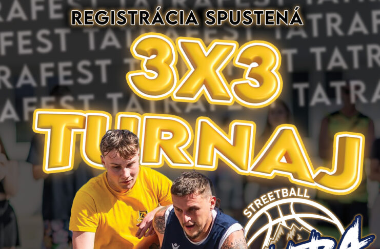 REGISTRÁCIA na tohtoročný TATRAFEST STREETBALL 2025 – SBA 3×3 PRO TOUR SVIT je oficiálne spustená!