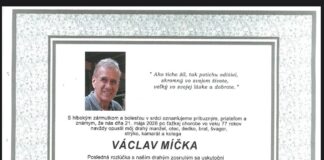 Zomrel bývalý hráč svitského basketbalu Václav Míčka